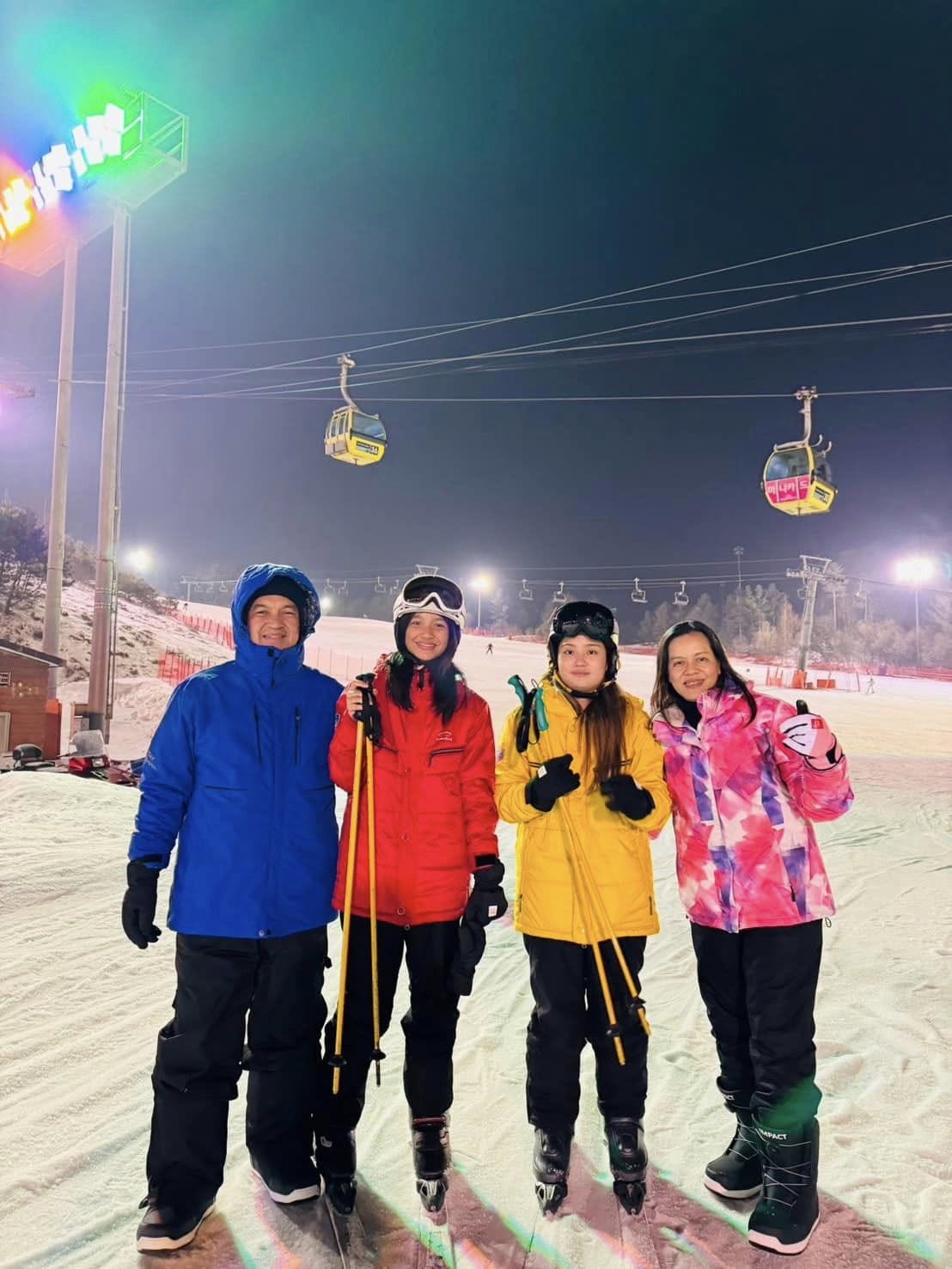 Night Skiing สุดฟินที่เกาหลีใต้